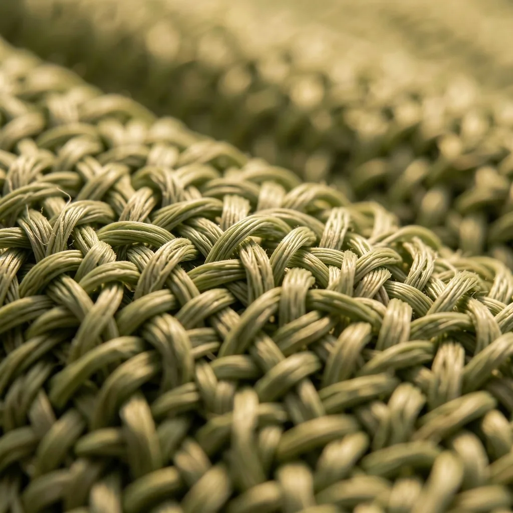 Resistance band material macro detail