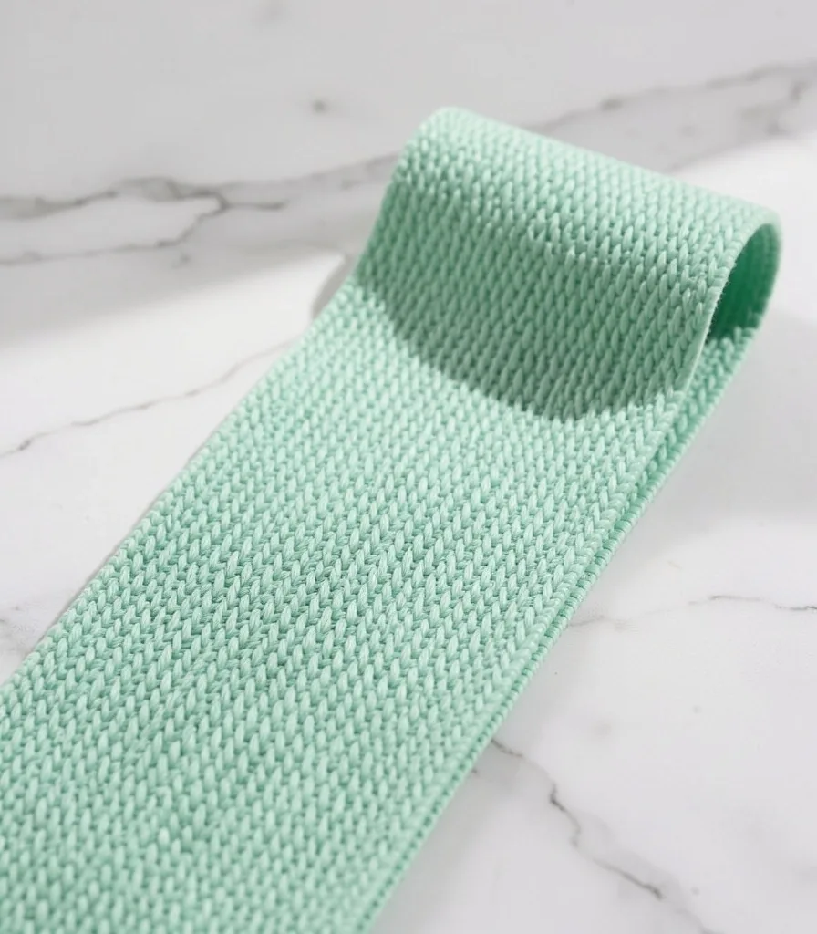 Close up of a resistance band texture