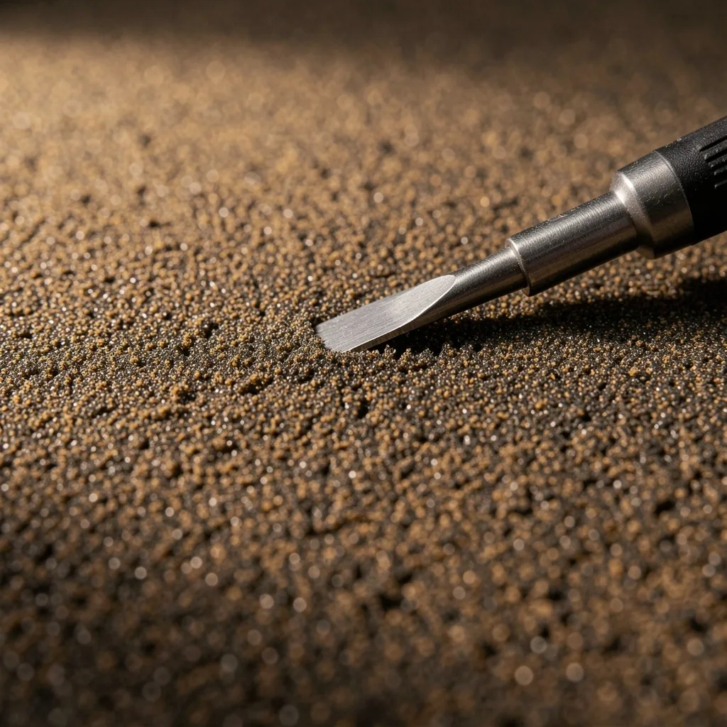 Close-up of EVA foam surface texture