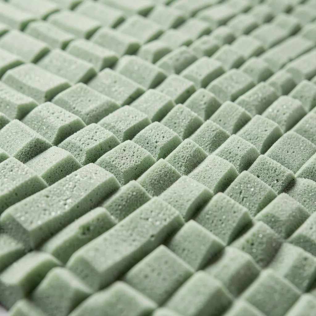 Foam roller surface texture macro