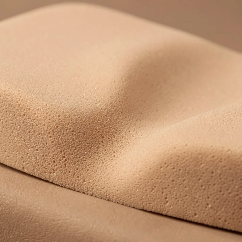 Lumbar cushion foam texture
