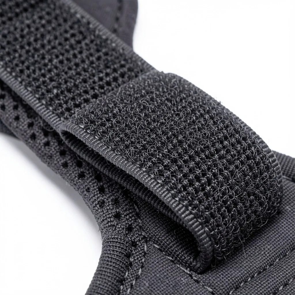 Velcro strap material macro